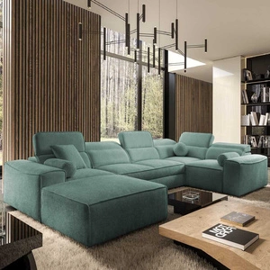 Ecksofa mit Schlaffunktion Viano IV patina links Designer Ecksofa das sich perfekt in moderne Einrichtungen einfügt