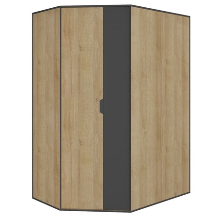 Nano Kindermöbel Set 2 graphit / Eiche riviera ideal für ein trendiges Jugendzimmer