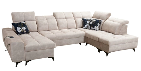 Ecksofa mit Schlaffunktion Buffalo VI olive links funktionelles und stilvolles Ecksofa mit drei Bettkästen
