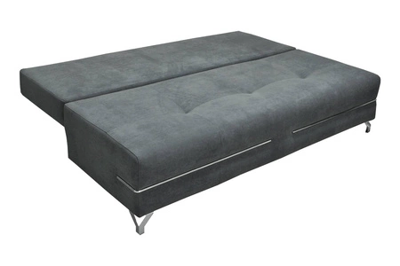 Sofa mit Schlaffunktion Austin grau moderner Plüschstoff garantiert höchsten Komfort und Funktionalität