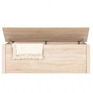 Finezja Bettwäsche Kommode 150 cm Eiche Sonoma Licht modernes Design Möbel Rand der Brust mit speziellen Furnier fertig