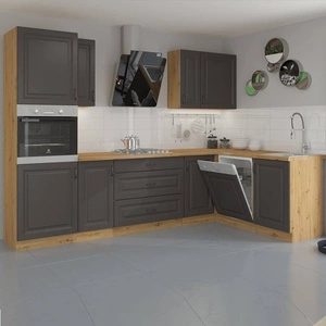 Küchenmöbel-Set Ecke Style 285x170 cm ideal für klassische und moderne skandinavische Innenräume