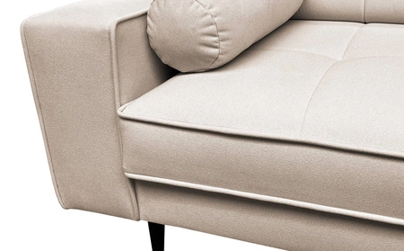 Ecksofa Samos grau Esche rechte Ecke modernes Design schlichtes und stilvolles Design passend zu jeder Einrichtung verstellbare Kopfstützen