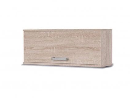 Hängende Regal mit Türen Maximus 100 cm Eiche sonoma Licht modernes Design Kanten mit speziellen Furnier Front auf Gasflaschen erhöht beendet