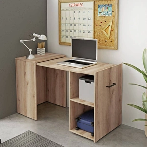 Smart oak grand natural Klapptisch stilvoll und funktionell für das Büro, Arbeitszimmer oder Jugendzimmer
