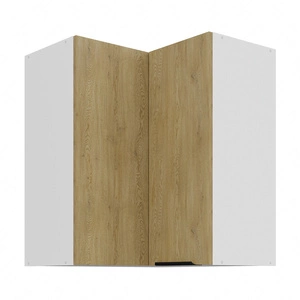 Eck-Küchenoberschrank Cremona 60x60 GN-72 2F Metallkantengriff feuchtigkeits- und beschädigungsbeständiger Schrank