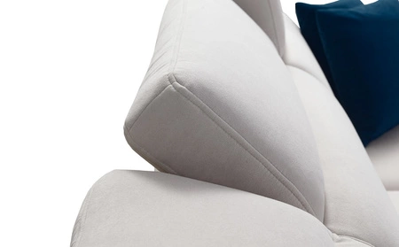 Ecksofa mit Schlaffunktion Kelly Sleek XI Arctic blau linke Seite stilvolles und bequemes Ecksofa aus strapazierfähigem Webstoff