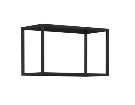 Hängeschrank Loft 60 G-36 schwarzer Metallrahmen stilvoller Schrank ideal für die Küche