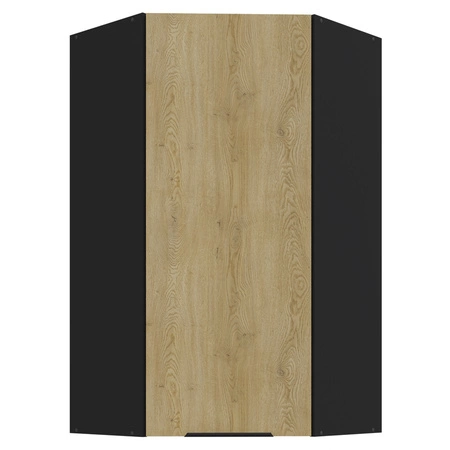 Eck-Küchenoberschrank Crotone 60x60 GN-108 1F Metallkantengriff feuchtigkeits- und beschädigungsbeständiger Schrank