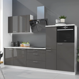 Milo Küchenmöbel-Set 270 cm Hochglanzfronten Stilvolle Schränke, die zu jeder Kücheneinrichtung passen