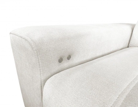 Penejos IV Lux olive olive rechtes Ecksofa mit Schlaffunktion stilvolles Schlafsofa mit komfortablem ausziehbarem Fußteil