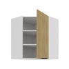 Eck-Küchenoberschrank Cremona 60x60 GN-72 1F Metallkantengriff feuchtigkeits- und beschädigungsbeständiger Schrank