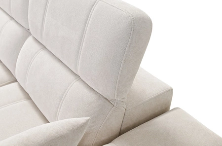 Ecksofa mit Schlaffunktion Penejos II beige links Komfort bei der täglichen Erholung Ecksofa mit Bettkasten
