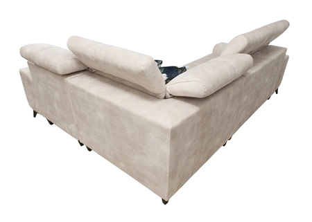 Ecksofa mit Schlaffunktion Buffalo II grün rechts funktionelles und stilvolles Ecksofa mit verstellbaren Kopfstützen