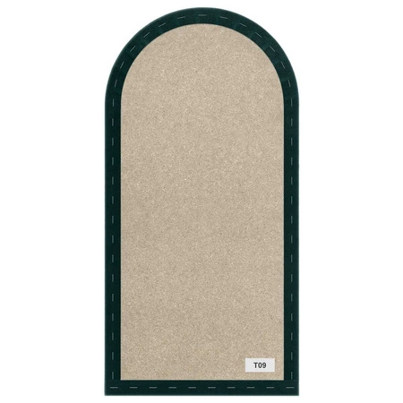 Wally gepolstertes Paneel 30x80 cm türkis stilvolles Wandpaneel Zaun Veloursstoff modischer Schliff für jedes Arrangement