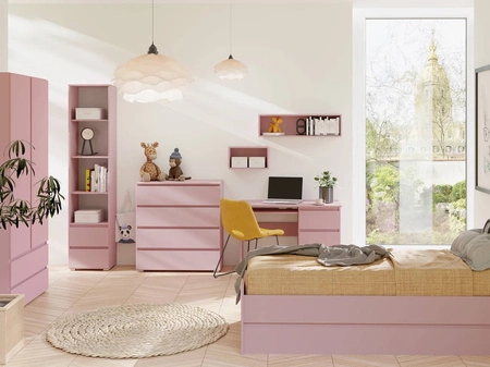 Möbelset Einfaches Puderrosa ideal für ein Kinderzimmer im trendigen Stil