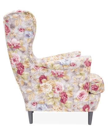 Der Ohrensessel Lordum ist bequem zum Ausruhen, widerstandsfähig gegen mechanische Beschädigungen und wird die Liebhaber eines ausgefallenen Interieurs begeistern