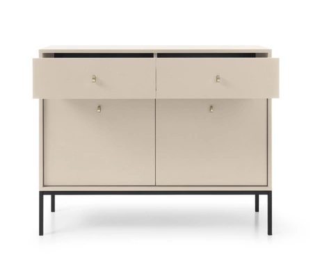 Möbelset Mono Beige Minimalistisches Design Wohnzimmermöbelset oder für das Wohnzimmer stilvoller goldener Griff