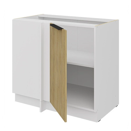 Eck-Küchenschrank Cremona 105 ND 1F BB links Metallkante Griff Feuchtigkeit und Beschädigung Widerstand