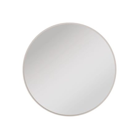 Hängespiegel Ovalio 100 cm beige funktioneller runder Spiegel perfekte Ergänzung zum Schminktisch Flur und Schlafzimmer