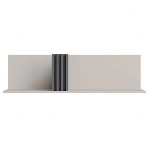 Regal Estan 110 cm beige / anthrazit modernes Möbeldesign hochwertige Regalkante mit Spezialfurnier verarbeitet