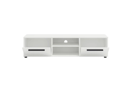 RTV-Schrank Maxione 150 cm weiß einfaches Design TV-Schrank mit Regal minimalistisches und universelles Design