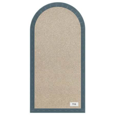 Wally gepolstertes Paneel 30x80 cm nautisch stilvolles Wandpaneel Zaun Veloursstoff modisches Finish für jede Einrichtung