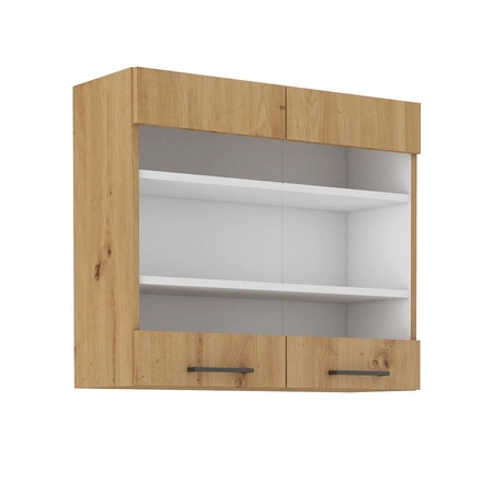 Ecke Küchenmöbel Set Monza 270x235 cm einzigartigen Stil der Schränke wird das Innere jeder Küche passen