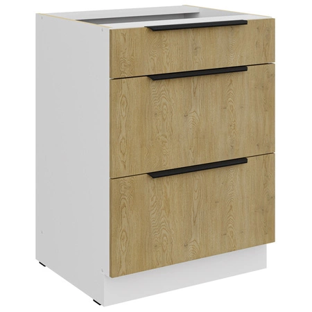 Küchenmöbel Set Cremona 180 cm elegante Küchenschränke in dezenten und natürlichen Farben ideales Set für eine kleine Küche