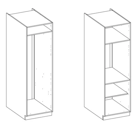 Avola Eck-Küchenmöbel-Set 310x340 cm ideal für klassische und moderne Innenräume