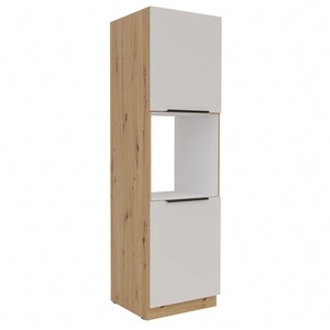 Soela 60 DP-210 2F Küchenschrank Backofenschrank Metallgriffe feuchtigkeits- und beschädigungssicherer Schrank