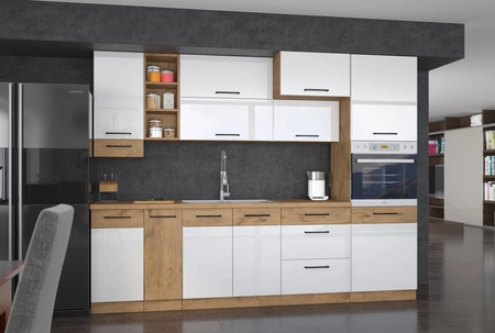 Küchenmöbelset Ventom 270 cm Schränke passen perfekt in klassische und moderne Innenräume