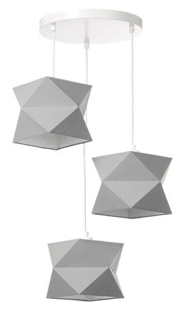 Polsterstuhl Arco 43x51 cm grau moderner und funktioneller Stuhl mit Metallbeinen 