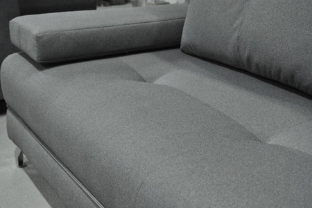 Sofa mit Schlaffunktion Austin brauner moderner Plüschstoff garantiert höchsten Komfort und Funktionalität