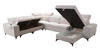 Ecksofa mit Schlaffunktion Kelly Sleek VIII grau rechtes Stilvolles Ecksofa für Wohnzimmer bietet Komfort beim Entspannen