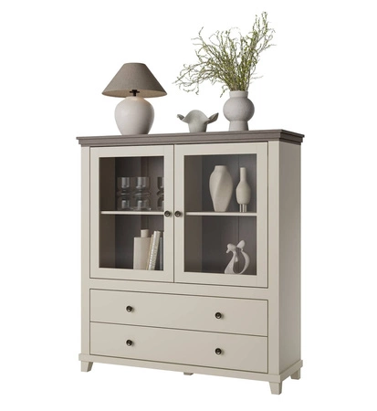 Kommode Evora 126 cm beige / Eiche dunin wird die Liebhaber von ausdrucksstarken Interieurs begeistern, ideal für das Wohn- oder Esszimmer