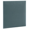 Gepolstertes Paneel Quadra 40x40 cm nautisch stilvolles Wandpaneel quadratischer Veloursstoff modisches Finish für jede Einrichtung