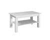 Couchtisch Jose T21 102 cm weiß modernes Möbeldesign die Kanten des Couchtisches sind mit einem speziellen Furnier verarbeitet