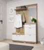 Garderobe Stella 135 cm Eiche Riviera / Weiß Funktionale und praktische Garderobe für den Flur dezente Farbgestaltung und modernes Design