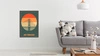 Golden Gate Bridge Poster 70x100 gerahmt Fine Art Print perfekte Dekoration für Wohnzimmer oder Schlafzimmer