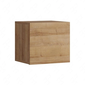 Hängeschrank Apulia 34 cm Eiche gold minimalistisches Design stilvoller Schrank für das Wohnzimmer einfache Form, die in jedes Interieur passt