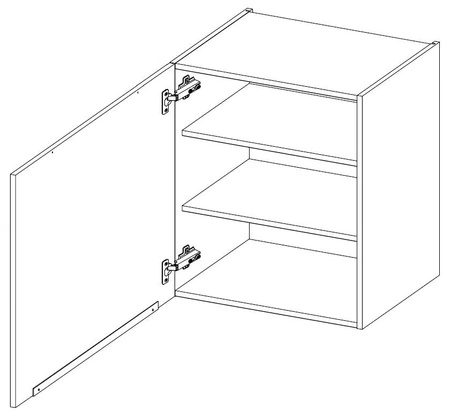 Schwarz / Brianza 260 cm Küchenmöbel-Set Metallkante Griffe Schränke sehen toll aus in modernen Interieurs