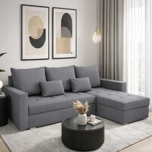 Ecksofa mit Schlaffunktion Fasti Bis graphit universal Ecksofa mit Bettkasten Garantie für höchsten Komfort