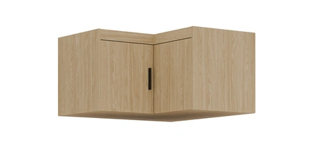 Rene Eck-Kleiderschrank Erweiterung Eiche geölt Funktionsschrank erhöht den Stauraum für Kleidung, Schuhe und Accessoires