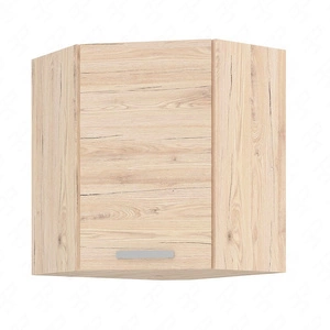 Eck-Küchenwandschrank Borno 58x58 GN-72 1F dampf-, temperatur- und spritzwasserbeständiger Schrank