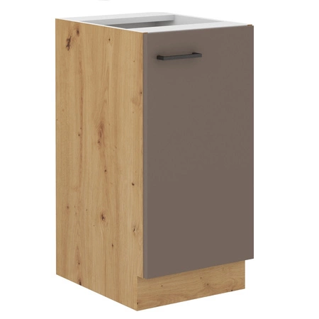 Schrank mit Regal Rimini 40 D 1F BB Stehender Küchenschrank resistent gegen Dampf, Auslaufen und Hitze