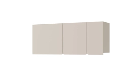 Hängeregal mit Türen Paguro 120 cm sandbeige / Eiche geölt moderne und praktische Funktionsmöbel für das Jugendzimmer oder Wohnzimmer