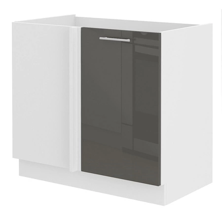 Eckküchenzeile Milo 105 ND 1F BB linker Schrank dampf-, spritz- und hitzebeständig