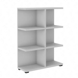 Bücherregal Even 84 cm hellgrau ideales Bücherregal für Büro Arbeitszimmer oder Jugendzimmer hochwertige Verarbeitung