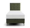 Boxspringbett Irvine 90x200 grün Stilvolles Bett mit Bettzeugablage und hohem Kopfteil besticht durch sein elegantes Design